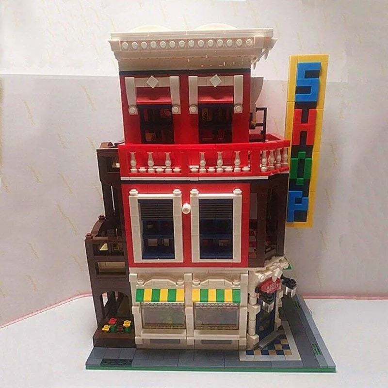 Building Blocks Creator Expert MOC Corner Store Shop Bricks Toys 6311 - 8
