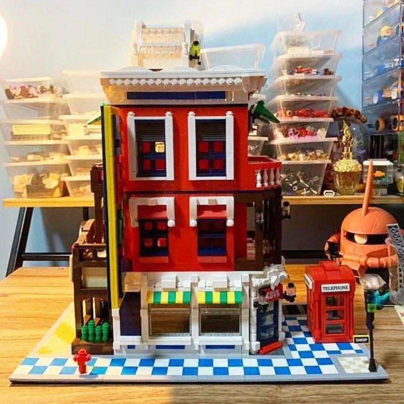 Building Blocks Creator Expert MOC Corner Store Shop Bricks Toys 6311 - 10