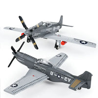 Thumbnail for Building Blocks Military WW2 Aircraft P - 51 Mustang Fighter Bricks Toy - 1