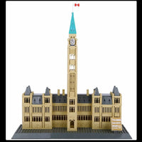Thumbnail for Building Blocks MOC 4221 Architecture Canadian Parliament Bricks Toys - 2