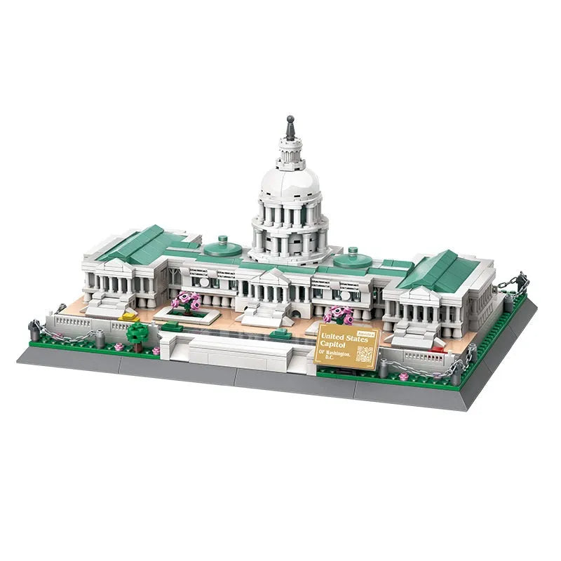 Building Blocks MOC 5235 The USA Capitol Building Bricks Toy - 1
