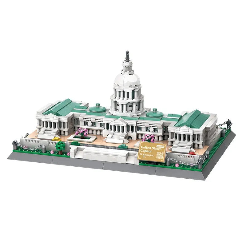 Building Blocks MOC 5235 The USA Capitol Bricks Toy - 1