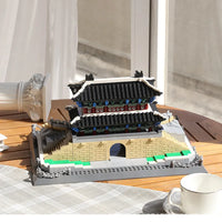 Thumbnail for Building Blocks MOC 5240 City Architecture Chongli Gate View Bricks Toys Construction Set Toys - 5
