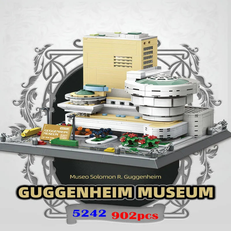 Building Blocks MOC 5242 Architecture Guggenheim Museum Bricks Toys - 2