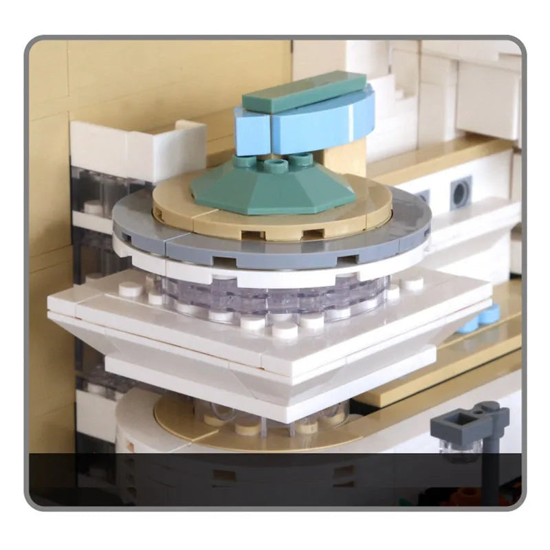 Building Blocks MOC 5242 Architecture Guggenheim Museum Bricks Toys - 4