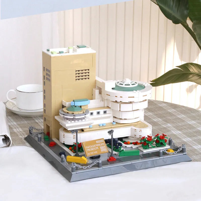 Building Blocks MOC 5242 Architecture Guggenheim Museum Bricks Toys - 6