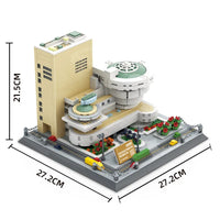 Thumbnail for Building Blocks MOC 5242 Architecture Guggenheim Museum Bricks Toys - 3