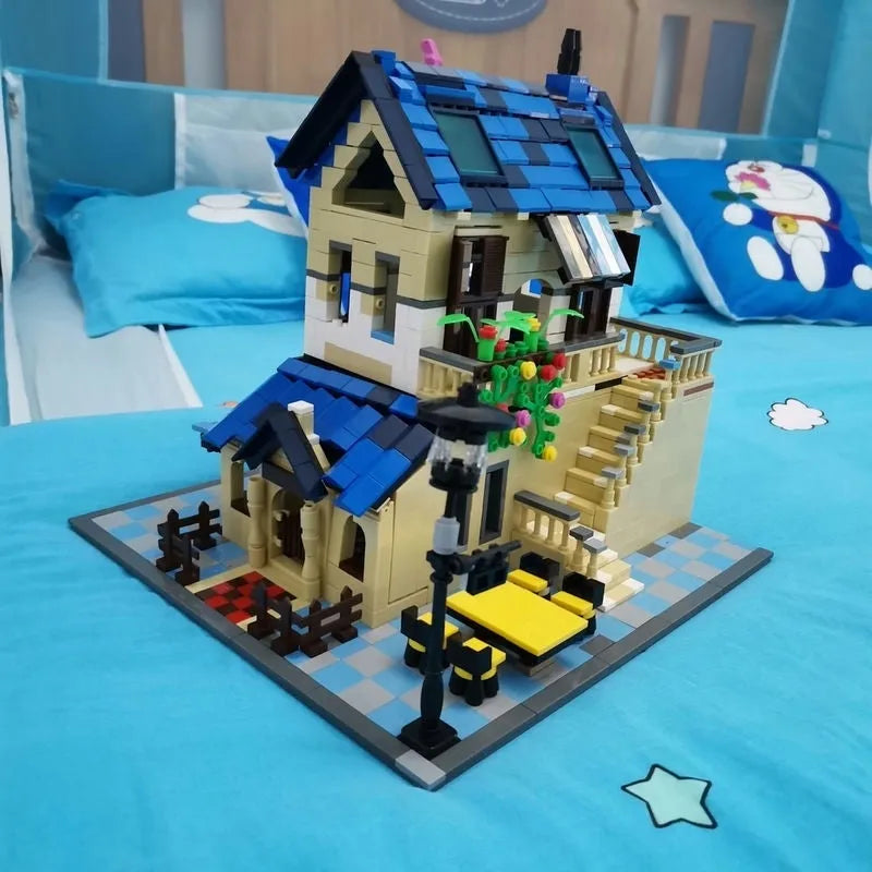Building Blocks MOC 5311 Architecture French Country Lodge Bricks Toy Construction Set Toys - 6