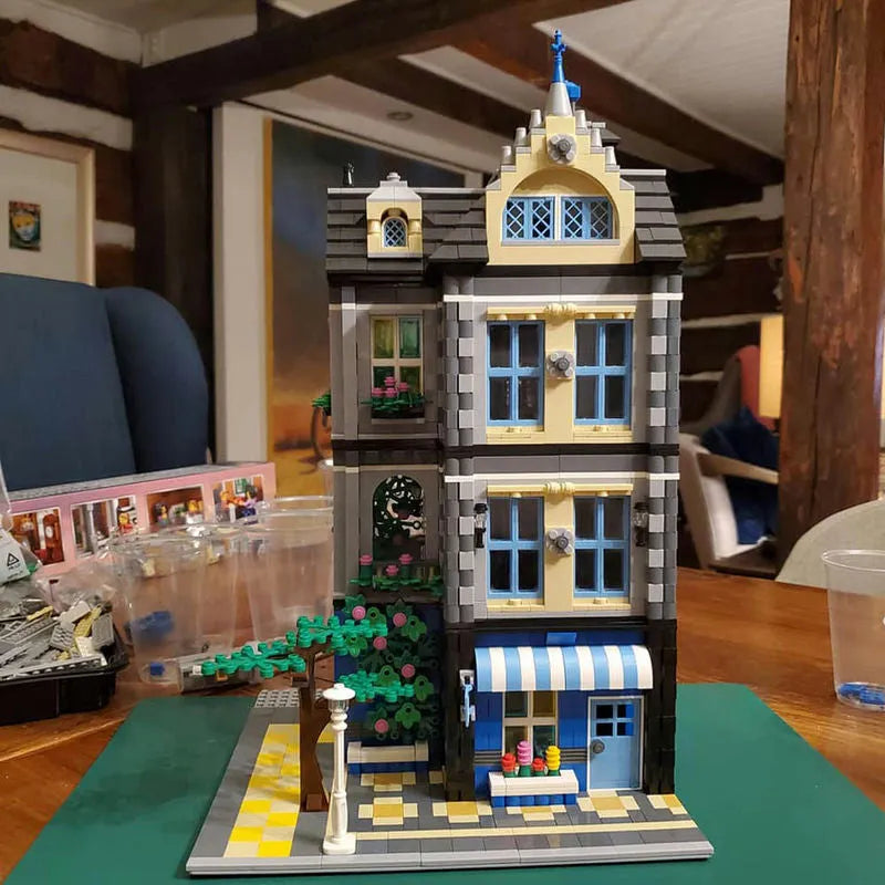 Building Blocks MOC 6310 Architecture The Garden Coffee House Bricks Toy Construction Set Toys - 6