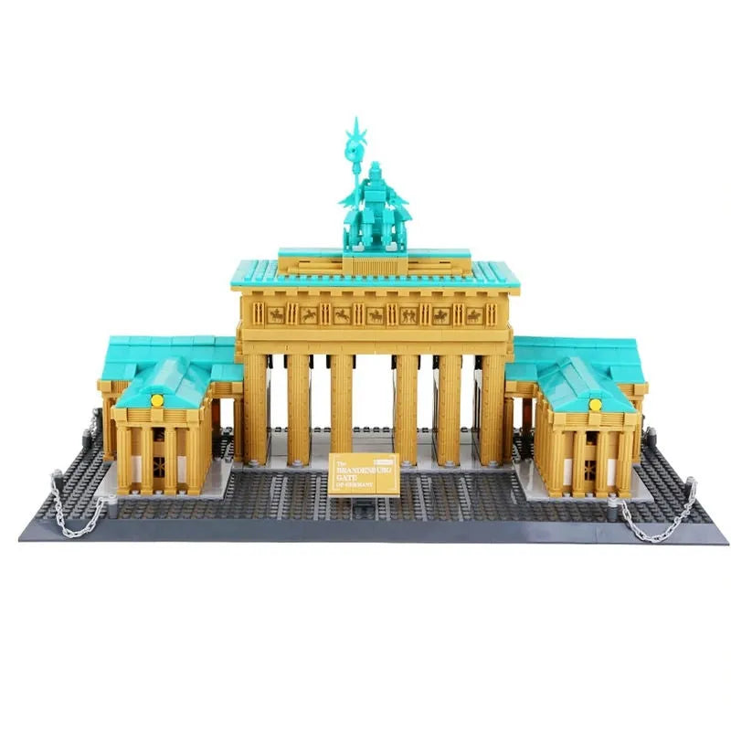 Building Blocks MOC Architecture Berlin Brandenburg Gate Bricks Toy Construction Set Toys - 5