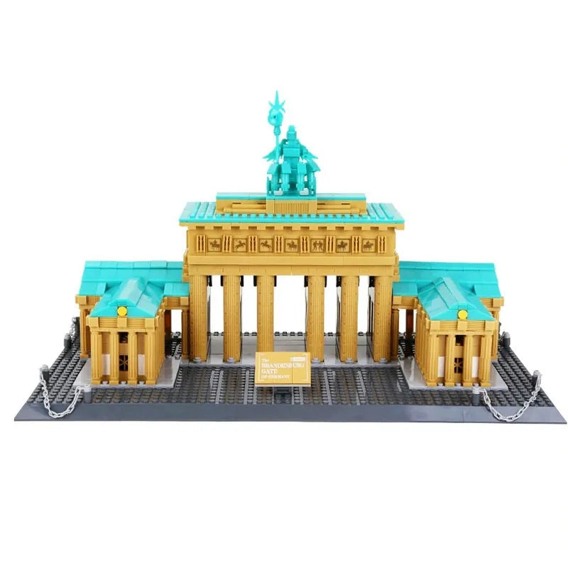 Building Blocks MOC Architecture Berlin Brandenburg Gate Bricks Toy - 5