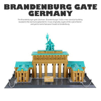 Thumbnail for Building Blocks MOC Architecture Berlin Brandenburg Gate Bricks Toy - 3