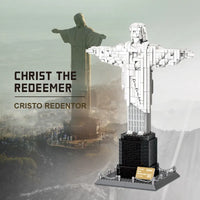 Thumbnail for Building Blocks MOC Architecture Brazil Christ Redeemer Bricks Toys Construction Set Toys - 2