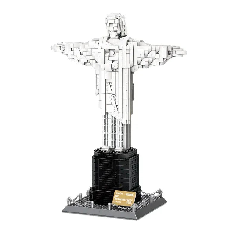 Building Blocks MOC Architecture Brazil Christ Redeemer Bricks Toys Construction Set Toys - 1