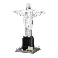 Thumbnail for Building Blocks MOC Architecture Brazil Christ Redeemer Bricks Toys - 1