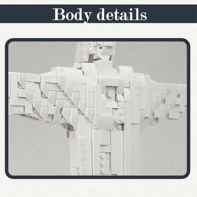 Building Blocks MOC Architecture Brazil Christ Redeemer Bricks Toys Construction Set Toys - 5