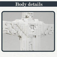 Thumbnail for Building Blocks MOC Architecture Brazil Christ Redeemer Bricks Toys - 5