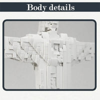 Thumbnail for Building Blocks MOC Architecture Brazil Christ Redeemer Bricks Toys Construction Set Toys - 5