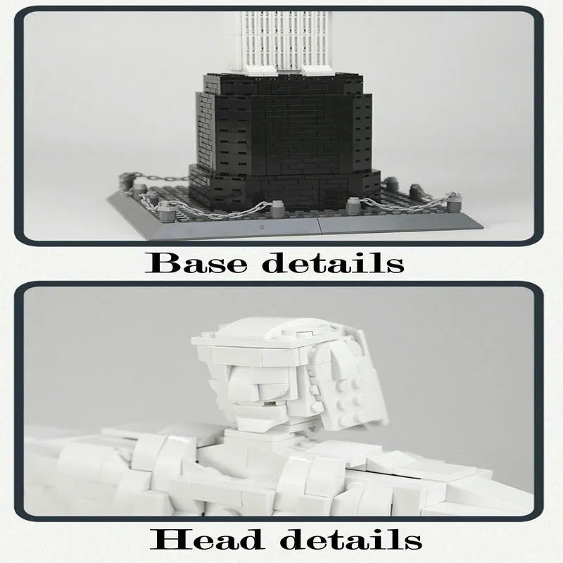 Building Blocks MOC Architecture Brazil Christ Redeemer Bricks Toys Construction Set Toys - 6