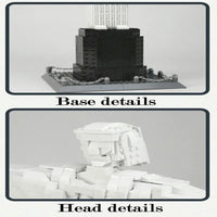 Thumbnail for Building Blocks MOC Architecture Brazil Christ Redeemer Bricks Toys Construction Set Toys - 6