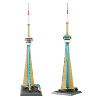 Thumbnail for Building Blocks MOC Architecture Canada Toronto TV Tower Bricks Toy Construction Set Toys - 1