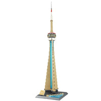 Thumbnail for Building Blocks MOC Architecture Canada Toronto TV Tower Bricks Toy Construction Set Toys - 4