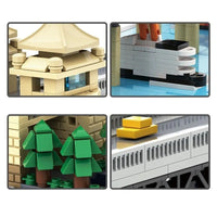 Thumbnail for Building Blocks MOC Architecture China Wuhan River Bridge Bricks Toy - 3