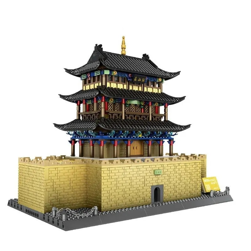 Building Blocks MOC Architecture City Chinese Style Bricks Toy - 1