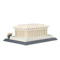 Thumbnail for Building Blocks MOC Architecture City Lincoln Memorial Bricks Toys 4216 Construction Set Toys - 3