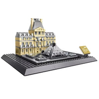 Thumbnail for Building Blocks MOC Architecture City Paris The Louvre Bricks Kids Toys Construction Set Toys - 1