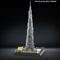Thumbnail for Building Blocks MOC Architecture Dubai Burj Khalifa Bricks Toys 4222 - 2