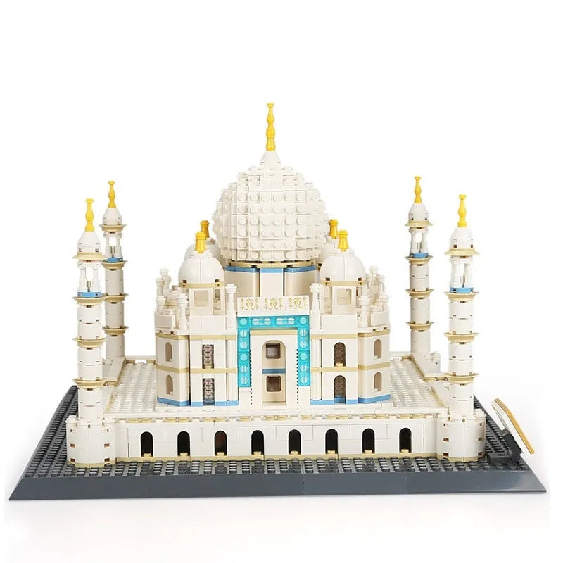 Building Blocks MOC Architecture Famous Taj Mahal Bricks Toys - 2