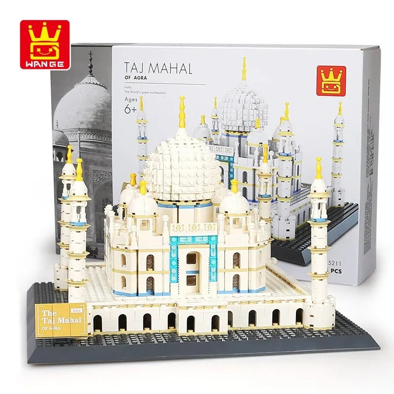 Building Blocks MOC Architecture Famous Taj Mahal Bricks Toys - 3