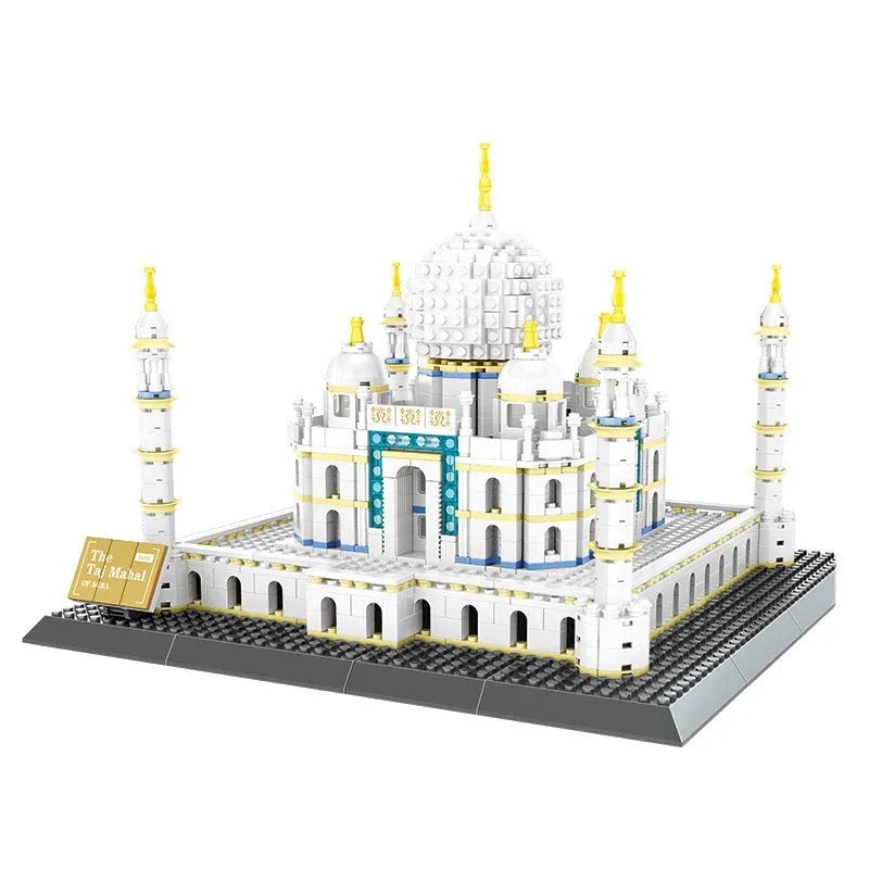 Building Blocks MOC Architecture Famous Taj Mahal Bricks Toys - 1