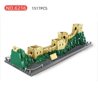 Thumbnail for Building Blocks MOC Architecture Great China Wall Bricks Toys - 2