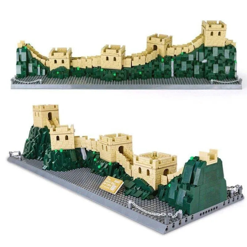 Building Blocks MOC Architecture Great China Wall Bricks Toys - 2