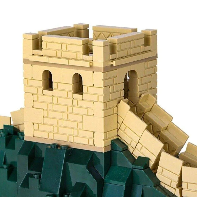 Building Blocks MOC Architecture Great China Wall Bricks Toys - 5