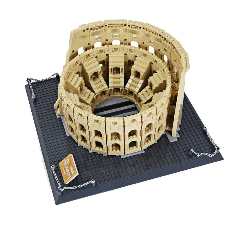 Building Blocks MOC Architecture Italy Rome Colosseum Bricks Toy - 2