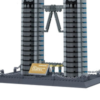 Thumbnail for Building Blocks MOC Architecture Kuala Lumpur Petronas Tower Bricks Toys - 6