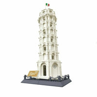 Thumbnail for Building Blocks MOC Architecture Leaning Tower Of Pisa Bricks Toy - 1