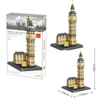 Thumbnail for Building Blocks MOC Architecture London Big Ben Bricks Toy Construction Set Toys - 6