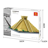 Thumbnail for Building Blocks MOC Architecture Mexico El Castillo Bricks Toy - 4