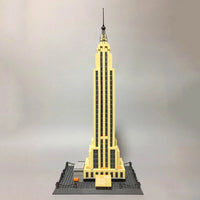 Thumbnail for Building Blocks MOC Architecture New York Empire State Bricks Toy - 3