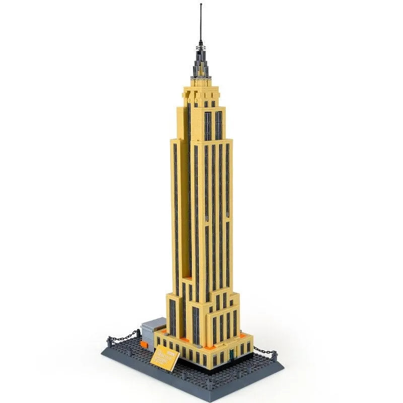 Building Blocks MOC Architecture New York Empire State Bricks Toy - 1