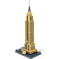 Thumbnail for Building Blocks MOC Architecture New York Empire State Bricks Toy - 1