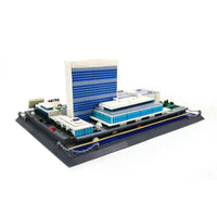 Thumbnail for Building Blocks MOC Architecture NY United Nations HQ Bricks Kids Toys Construction Set Toys - 1