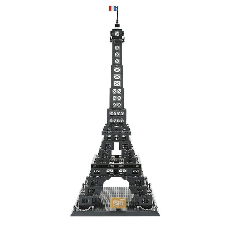 Building Blocks MOC Architecture Paris Eiffel Tower Bricks Toy Construction Set Toys - 3