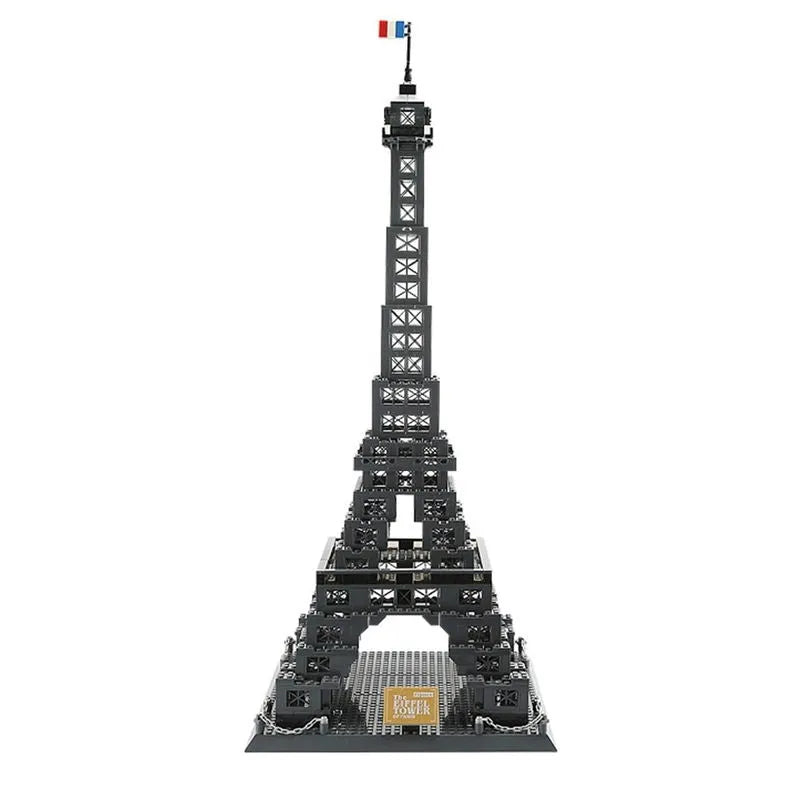 Building Blocks MOC Architecture Paris Eiffel Tower Bricks Toy - 3
