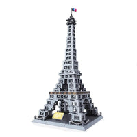 Thumbnail for Building Blocks MOC Architecture Paris Eiffel Tower Bricks Toy - 4
