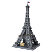 Thumbnail for Building Blocks MOC Architecture Paris Eiffel Tower Bricks Toy - 1
